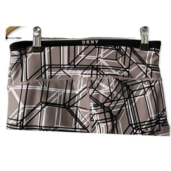 DKNY Sport Leggings Women’s Size Small Geometric Athletic Yoga - Picture 4 of 8